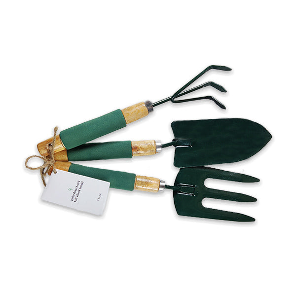 Gardening Tools Hand Tools Set | 3 pc set with grip handle